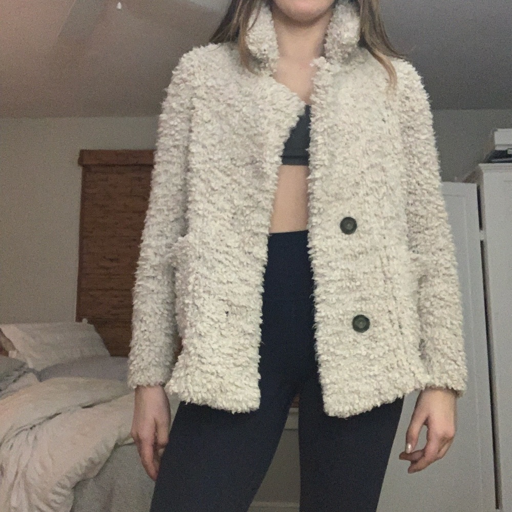 Furry peacoat